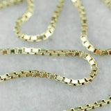 10K Solid Yellow Gold Box Chain