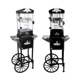 Premium 10OZ Portable Kettle Popcorn Maker Machine With Cart (SAK42196)
