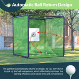 [10X10FT] Golf Practice Net Cage With Metal Frame (SAK41786)