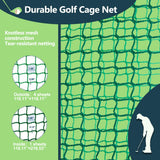 [10X10FT] Golf Practice Net Cage With Metal Frame (SAK41786)