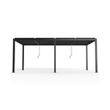 [10X19FT] Alora Premium Powder-Coated Aluminum Pergola With Adjustable Louvers (SAK78345)