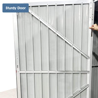 [10X20FT] Heavy-Duty Multipurpose Outdoor All-Weather Utility Garage Storage Shed With Air Vents (SAK74834)