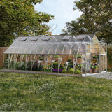 [10X24FT] Premium Heavy-Duty Polycarbonate Walk-In Greenhouse W/ Aluminum Frame & Built-In Gutter System (SAK58472)