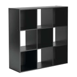 11" 9-Cube Storage Organizer Top panel and 2 middle shelves support up to 22 lbs each; bottom panel supports up to 33 lbs