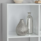 11" 9-Cube Storage Organizer Top panel and 2 middle shelves support up to 22 lbs each; bottom panel supports up to 33 lbs