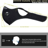11-Piece Set: Breathable Bacteria-Proof Sport Face Mask with Activated Carbon PM 2.5
