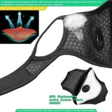 11-Piece Set: Breathable Bacteria-Proof Sport Face Mask with Activated Carbon PM 2.5