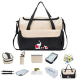 11-Piece Set: Multifunctional Diaper Handbags with Food Bag