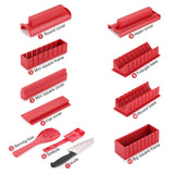 11-Piece: Sushi Making Kit Sushi Rolls with Premium Sushi Knife