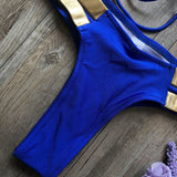 Sexy Halter Push Up Brazilian Bikini 2025 Women Bandage String Swimsuit Female Swimwear Two Pieces Bikini Set Bathing Suit Swim