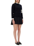 Thom Browne Women Milano Stitch Jersey With 4 Bars