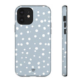 BLUE HAZE DOTS | Tough Phone Case