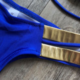 Sexy Halter Push Up Brazilian Bikini 2025 Women Bandage String Swimsuit Female Swimwear Two Pieces Bikini Set Bathing Suit Swim