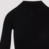 Courreges Circle Rib Mini Dress Women