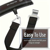 110lb/50kg Capacity Digital Luggage Scale with LCD Display