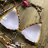 Sexy Halter Push Up Brazilian Bikini 2025 Women Bandage String Swimsuit Female Swimwear Two Pieces Bikini Set Bathing Suit Swim