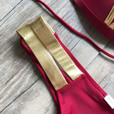Sexy Halter Push Up Brazilian Bikini 2025 Women Bandage String Swimsuit Female Swimwear Two Pieces Bikini Set Bathing Suit Swim