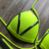 Sexy Halter Push Up Brazilian Bikini 2025 Women Bandage String Swimsuit Female Swimwear Two Pieces Bikini Set Bathing Suit Swim
