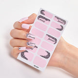 Solid Colors And Creative Nail Art Creative Women Salon Nail Decoration Fashion Nail Polish Nails Sticker Designer Nail Strips