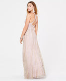 Trixxi Juniors Floral-Embroidered Tulle Gown, Size 5