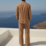 New Autumnwinter Retro-style Jacket And Trousers Set