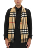 Burberry Men Cashmere Check Scarf