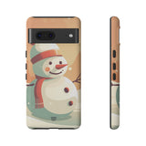 SUNSET SNOWMAN | Tough Phone Case