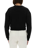 Balmain Women Sweatshirt With Logo Print