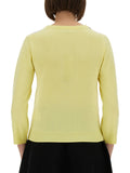 Ganni Women Jacquard Cashmere Cardigan