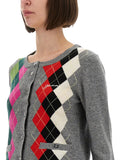 Ganni Women Jacquard Cashmere Cardigan