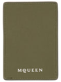 Alexander Mcqueen Men Magnetic Card Holder "Skull"