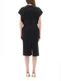 Stella Mccartney Women Midi Dress With Wing Sleeves