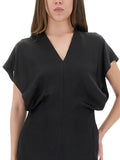 Stella Mccartney Women Midi Dress With Wing Sleeves