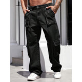 Retro Loose Straight-leg Casual Pants