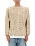 Moschino Men Pullover With T-Shirt