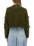 Jw Anderson Women Loop Cropped Jersey
