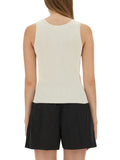 Kenzo Women Tank Top With Embroidery "Boke Flower 2.0"