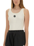Kenzo Women Tank Top With Embroidery "Boke Flower 2.0"
