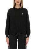 Kenzo Women Cotton Sweatshirt With "Happy Tiger" Patch