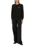 Kenzo Women Cotton Sweatshirt With "Happy Tiger" Patch