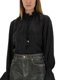 Ganni Women Fluid Cupro Shirt
