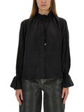 Ganni Women Fluid Cupro Shirt