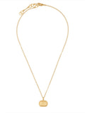 Valentino Garavani Women Brass And Enamel "Ovalette" Necklace