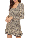 Lost + Wander Pick Me Golden Hour Mini Dress