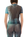 Jean Paul Gaultier Women "Water" Mesh T-Shirt
