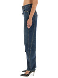 Jean Paul Gaultier Women Low-Rise Jeans