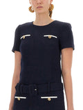 Self-Portrait Women Mini Boucle Dress