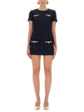 Self-Portrait Women Mini Boucle Dress