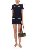 Self-Portrait Women Mini Boucle Dress