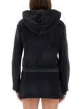 Alexander Wang Women Cotton Terry Sweatshirt With Zipper
